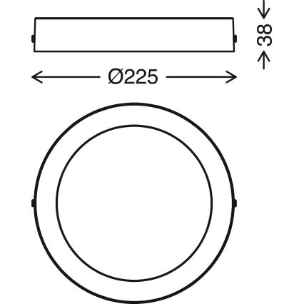 Telefunken 309502TF - LED RGBW dimmbare Deckenleuchte LED/18W/230V 2700-6500K Wi-Fi Tuya