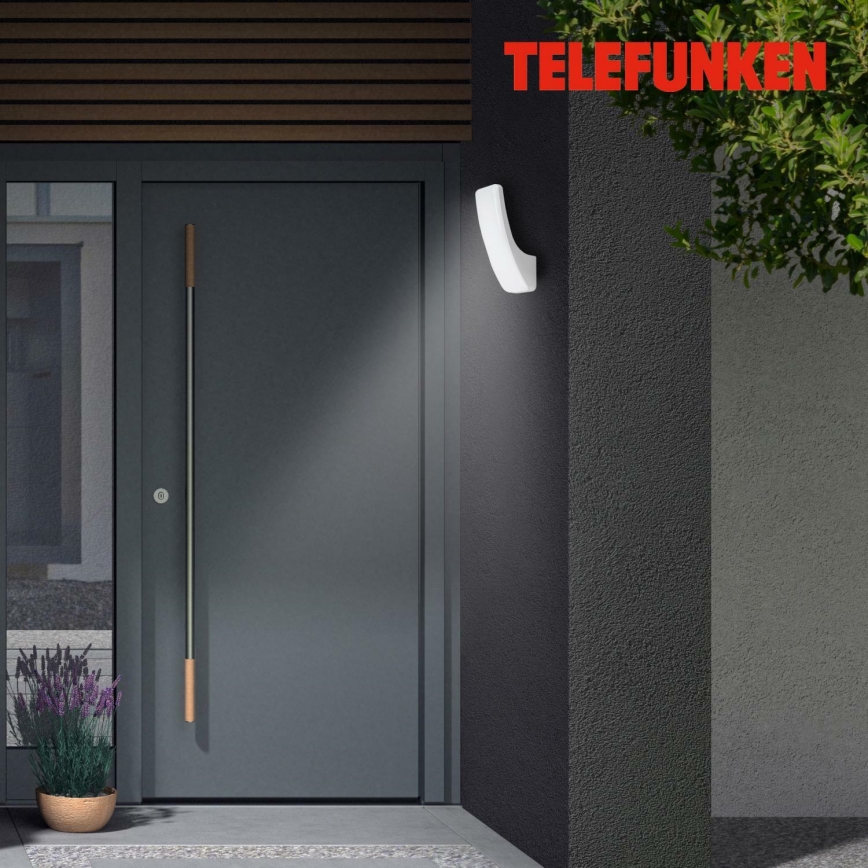 Telefunken 311604TF - LED-Wandleuchte für den Außenbereich LED/15W/230V IP44 silbern