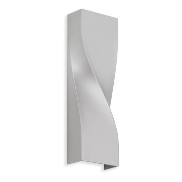 Telefunken 312704TF - LED-Wandleuchte für den Außenbereich 2xLED/5,5W/230V IP44 silbern