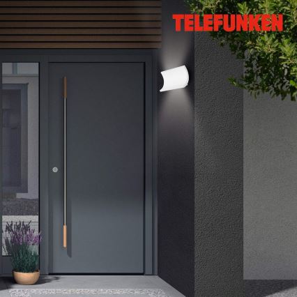 Telefunken 312806TF - LED-Wandleuchte für den Außenbereich 2xLED/6W/230V IP44 weiß