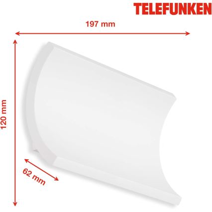 Telefunken 312806TF - LED-Wandleuchte für den Außenbereich 2xLED/6W/230V IP44 weiß