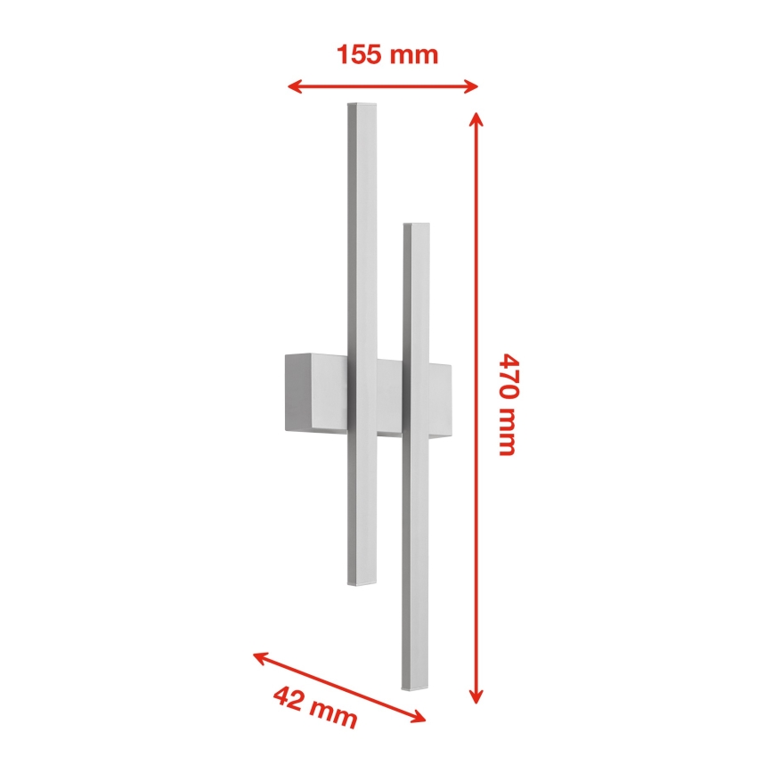 Telefunken 313204TF - LED Außenwandleuchte 2xLED/4W/230V IP44