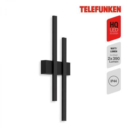 Telefunken 313205TF - LED-Außenwandleuchte 2xLED/4W/230V 4000K IP44