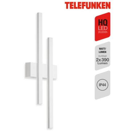 Telefunken 313206TF - LED-Wandleuchte für den Außenbereich 2xLED/8W/230V IP44