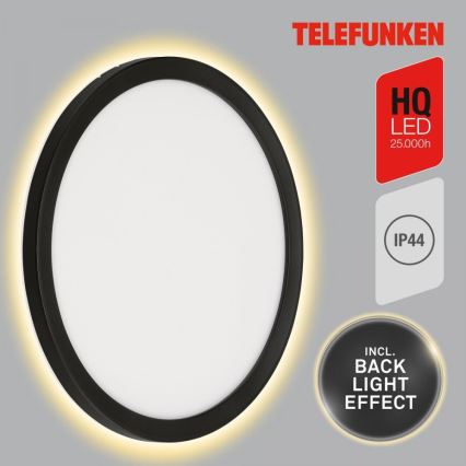 Telefunken 313405TF - LED Außenwandleuchte LED/15W/230V IP44 schwarz