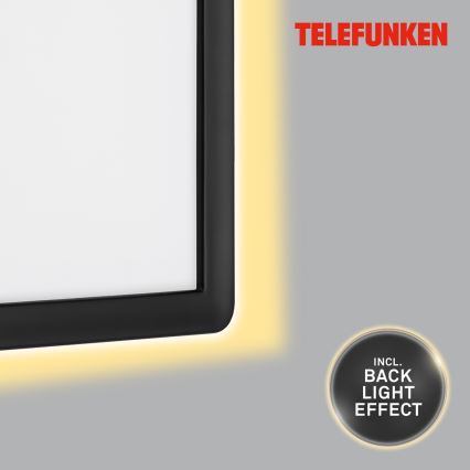 Telefunken 313605TF - LED-Wandleuchte für den Außenbereich LED/16W/230V IP44 schwarz