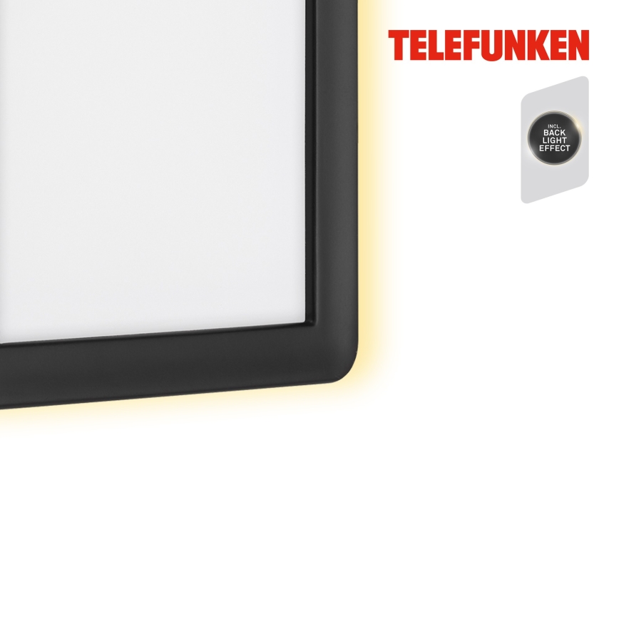 Telefunken 313605TF - LED-Wandleuchte für den Außenbereich LED/16W/230V IP44 schwarz