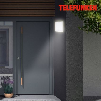 Telefunken 313806TF - LED Außenwandleuchte mit Sensor LED/15W/230V IP44