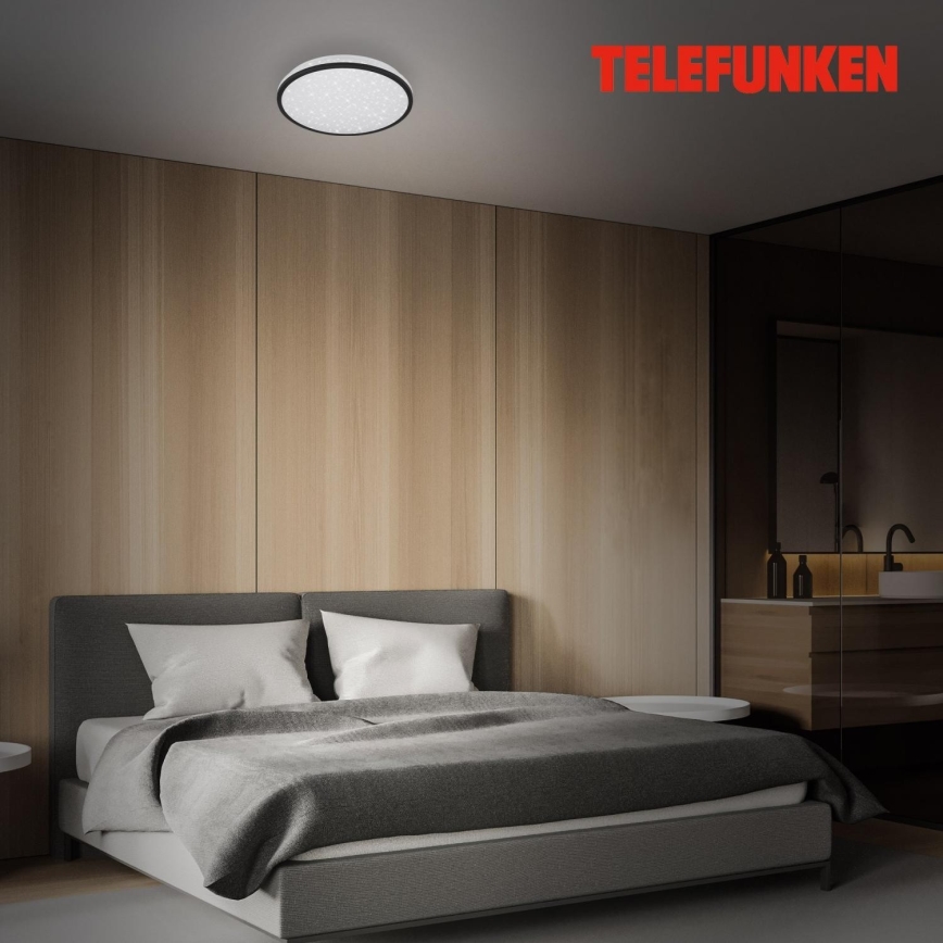 Telefunken 318305TF - LED-Deckenleuchte für Badezimmer mit Sensor LED/16W/230V IP44 d 28 cm