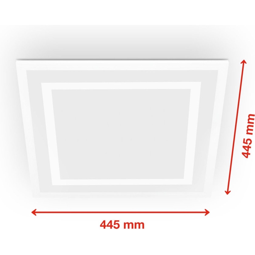 Telefunken 318806TF - Dimmbare LED-RGBW-Deckenleuchte LED/24W/230V 3000-6500K + Fernbedienung