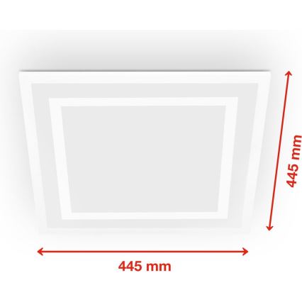 Telefunken 318806TF - LED RGBW dimmbare Deckenleuchte LED/24W/230V 3000-6500K + Fernbedienung