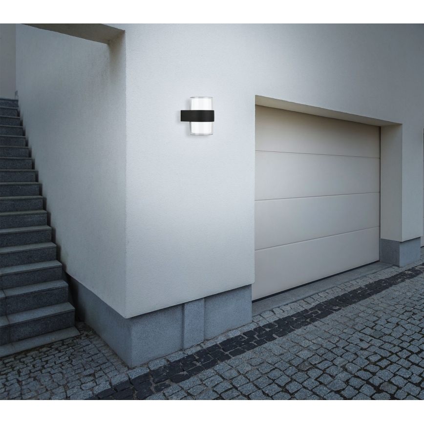 Telefunken 320405TF - LED-Außenwandleuchte 2xLED/8W/230V IP44 schwarz