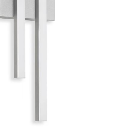 Telefunken - LED Außenwandleuchte 2xLED/4W/230V IP44 silber