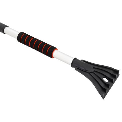 Teleskopischer Autoschaber mit Besen 120 cm schwarz/weiß