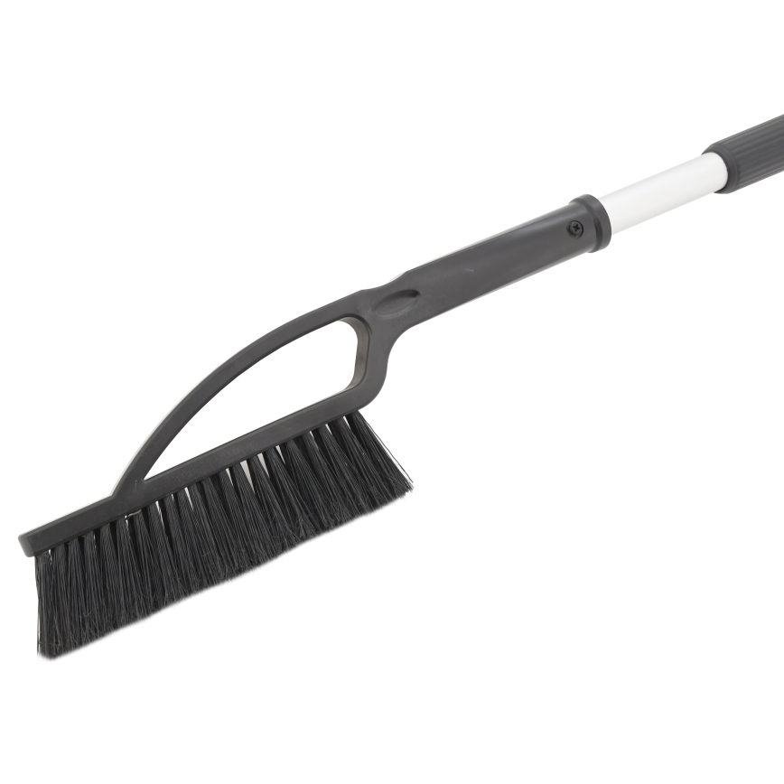 Teleskopischer Autoschaber mit Besen 120 cm schwarz/weiß