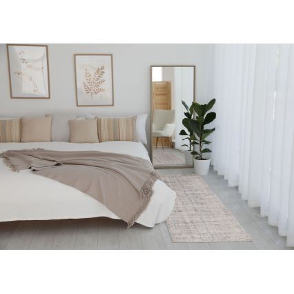 Teppich BILBAO SHAGGY 80x150 cm beige