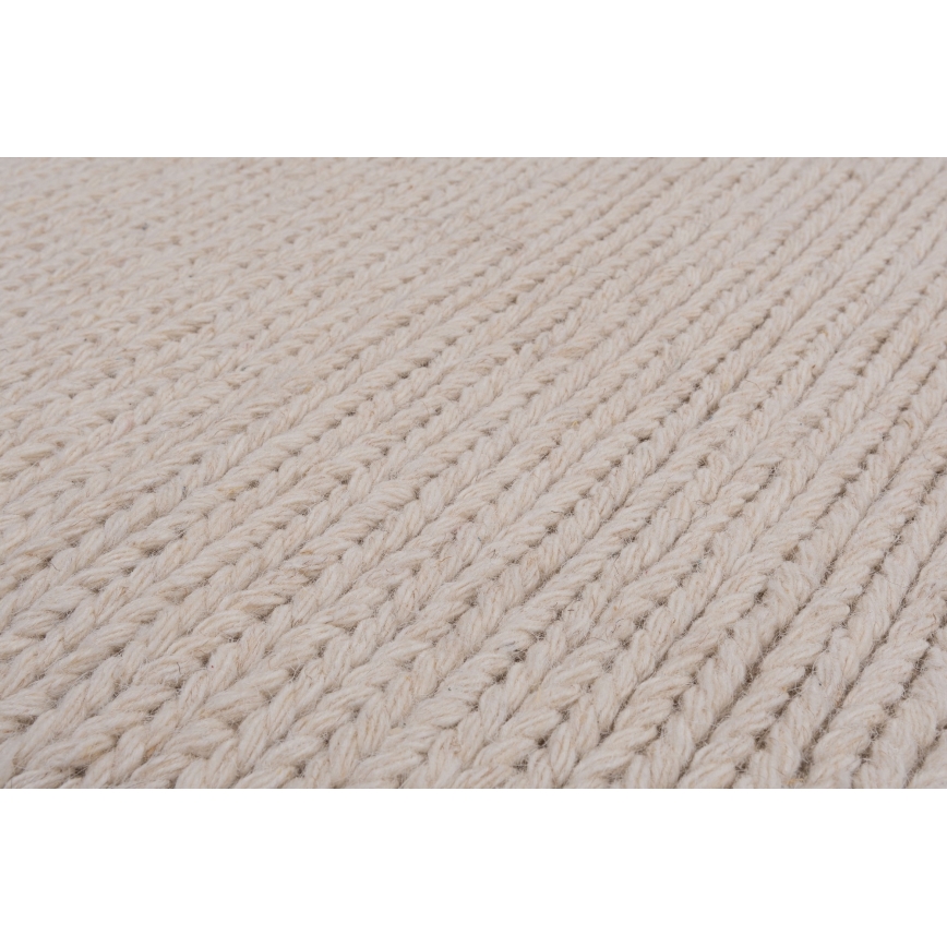 Teppich FIR WOOL 200x300 cm, 2600 g/m², creme/natur