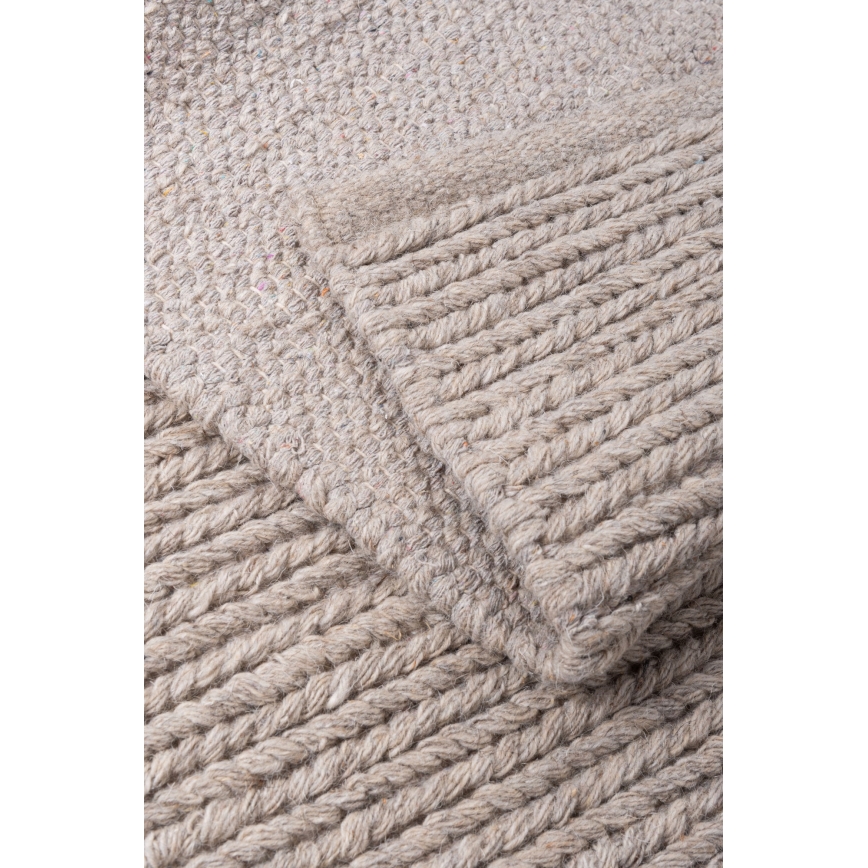 Teppich FIR WOOL 70x140 cm 2600 g/m2 beige/natur