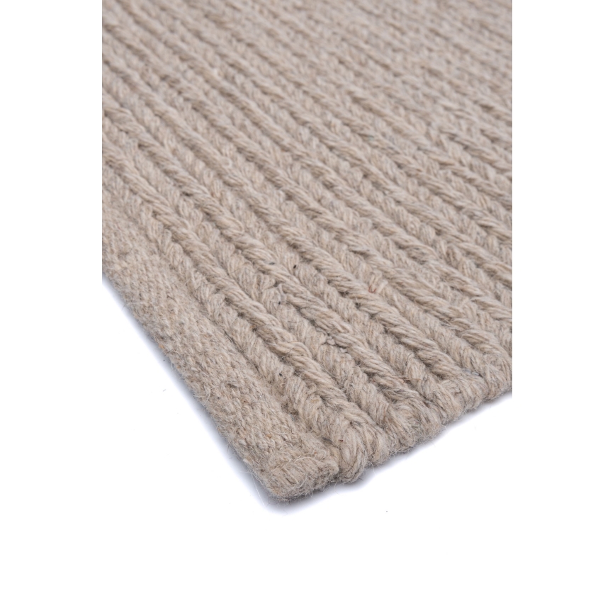 Teppich FIR WOOL 70x140 cm 2600 g/m2 beige/natur