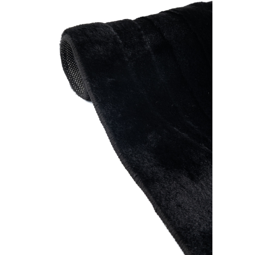 Teppich RABBIT 3D 120 x 170 cm schwarz