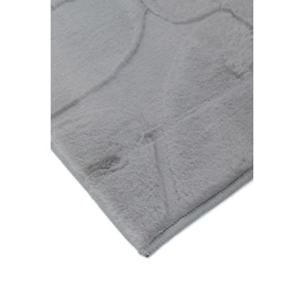 Teppich RABBIT 3D 120x170 cm grau