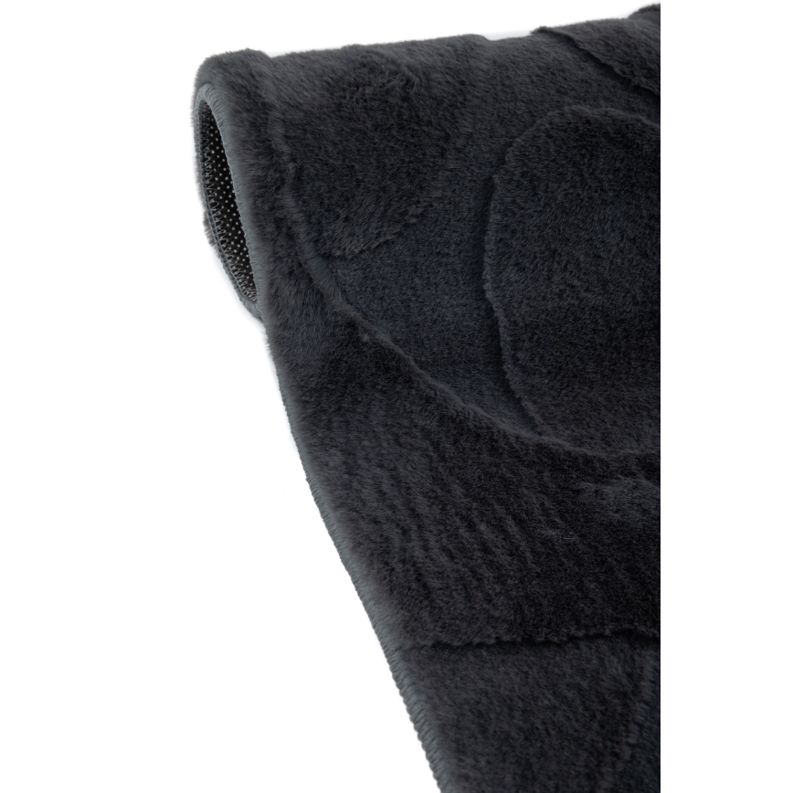 Teppich RABBIT 3D 160x230 cm Anthrazit
