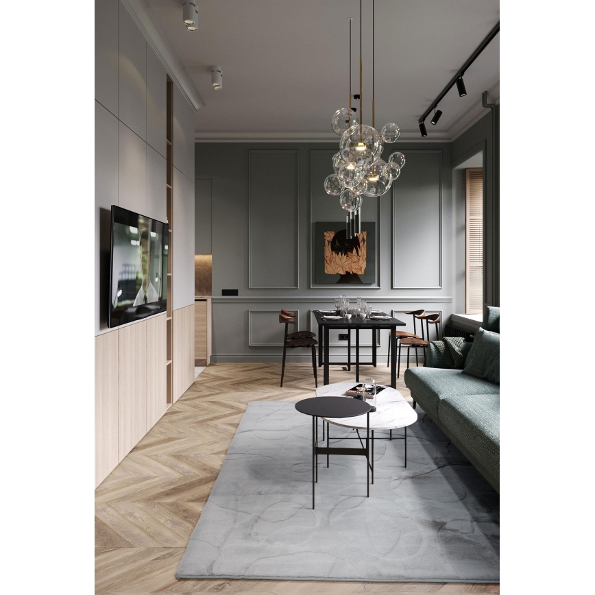 Teppich RABBIT 3D 80x150 cm hellgrau