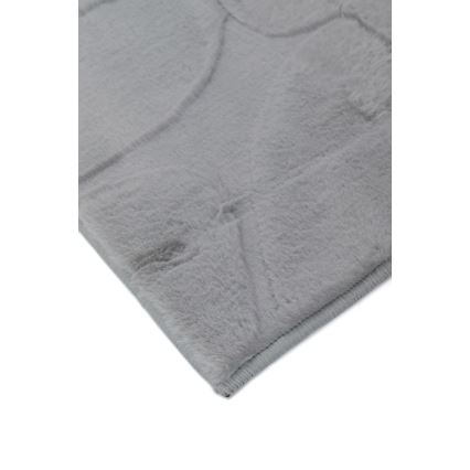 Teppich RABBIT 3D 80x150 cm hellgrau