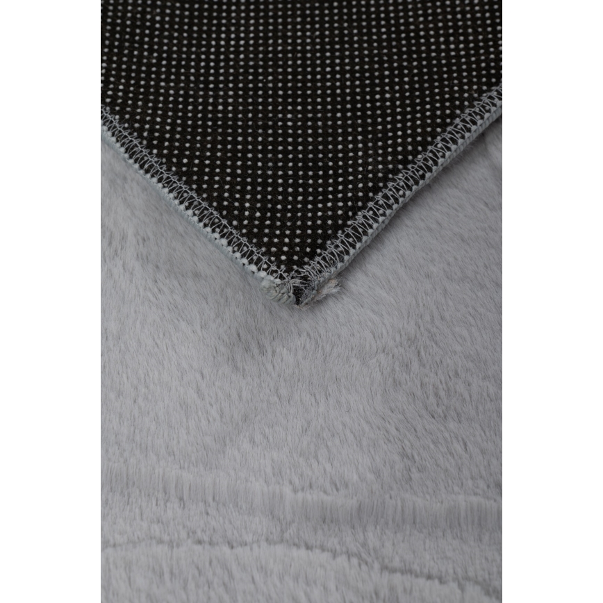 Teppich RABBIT 3D 80x150 cm hellgrau