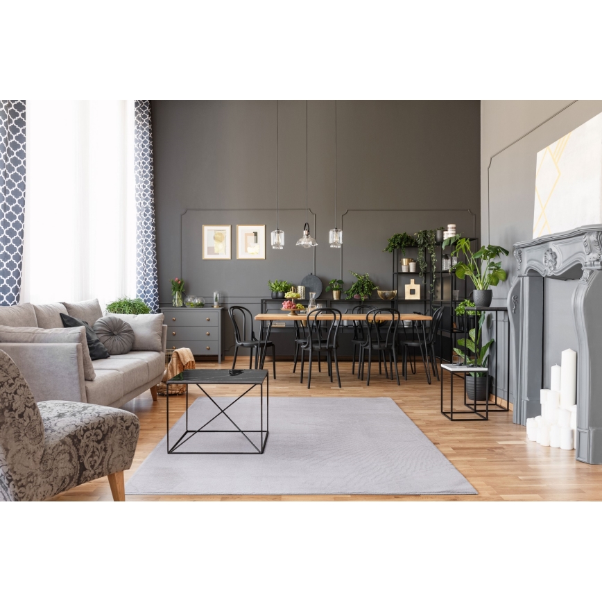 Teppich RABBIT-FOX 120 x 160 cm, grau