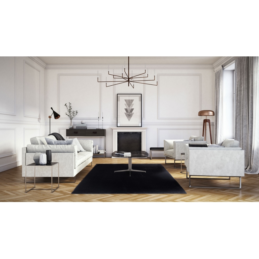 Teppich RABBIT-FOX 160x230 cm schwarz