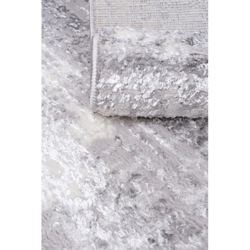 Teppich SALAMANCA 120 x 170 cm, grau/weiß