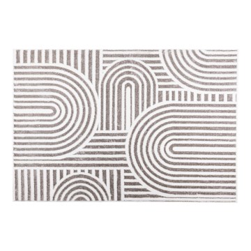Teppich SALAMANCA 160 x 230 cm grau/weiß