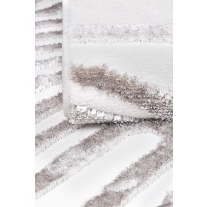 Teppich SALAMANCA 160 x 230 cm grau/weiß