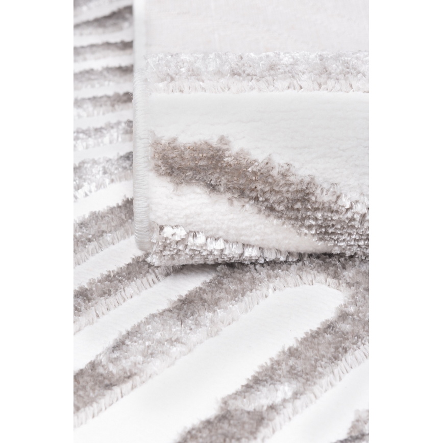 Teppich SALAMANCA 160 x 230 cm grau/weiß