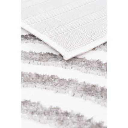 Teppich SALAMANCA 160 x 230 cm grau/weiß