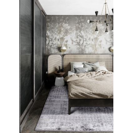 Teppich SALAMANCA 67x120 cm grau/weiß