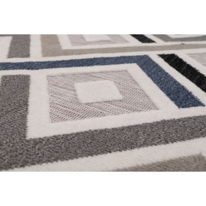 Teppich SHIFT 160x220 cm grau/blau/beige
