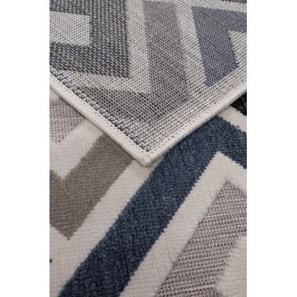 Teppich SHIFT 160x220 cm grau/blau/beige