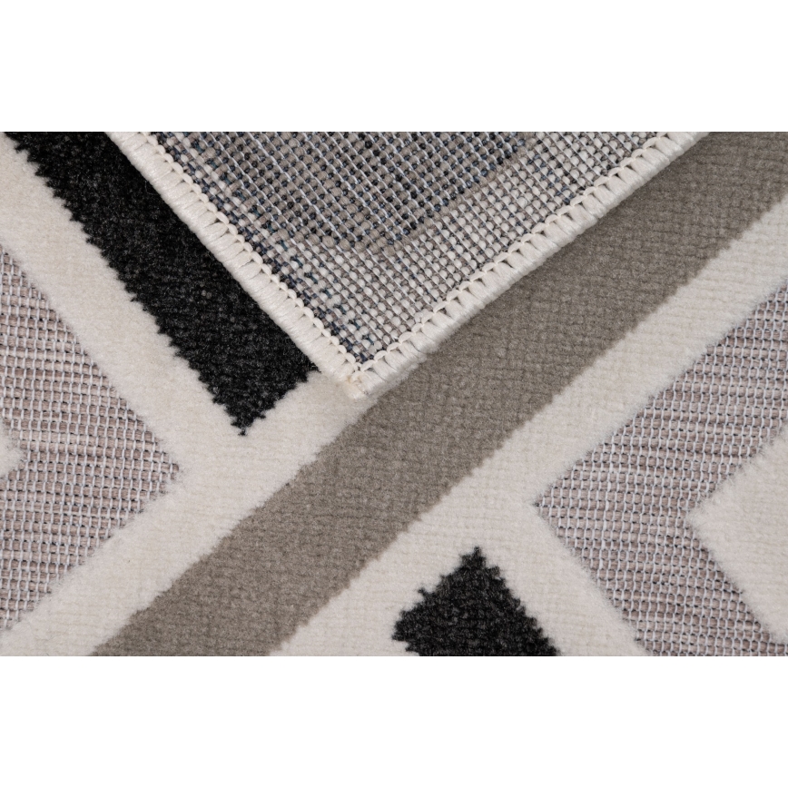 Teppich SHIFT 160x220 cm grau/blau/beige