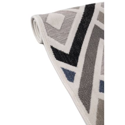 Teppich SHIFT 160x220 cm grau/blau/beige