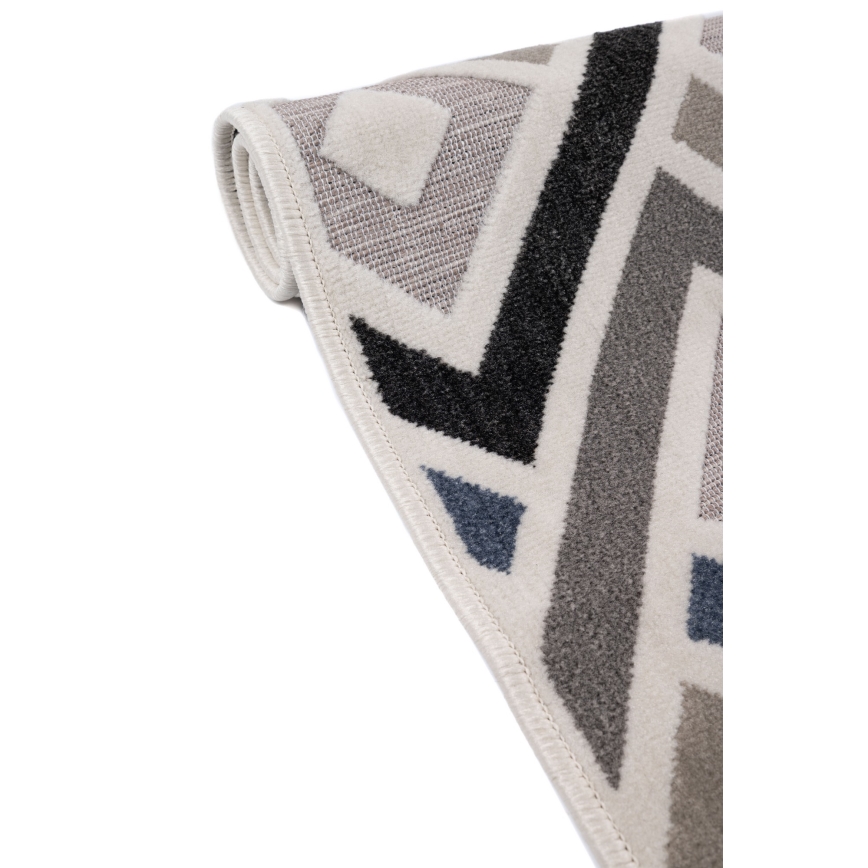 Teppich SHIFT 160x220 cm grau/blau/beige