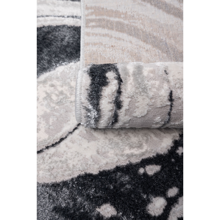 Teppich STONE 120 x 160 cm grau/anthrazit