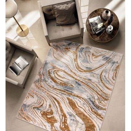 Teppich STONE 80x140 cm beige/grau