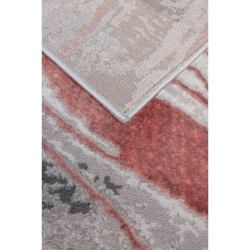 Teppich STONE 80x140 cm rosa/grau
