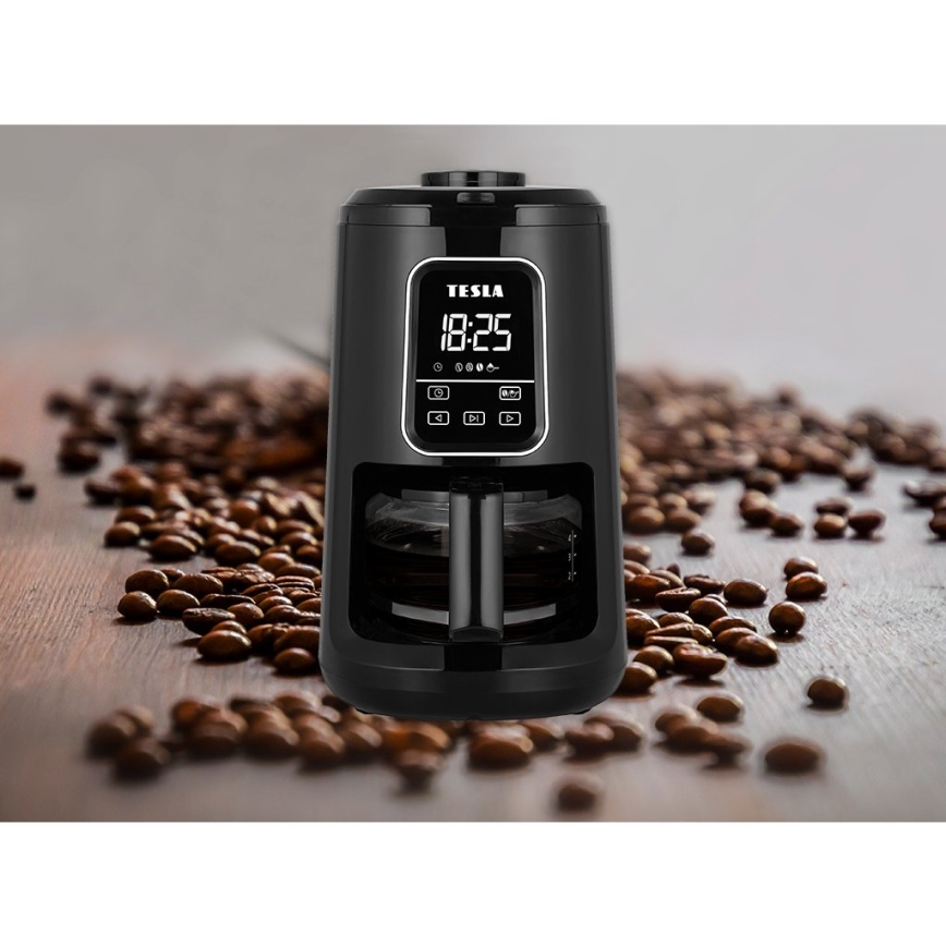 TESLA Electronics - Kaffeemaschine mit Mahlwerk 2in1 900W/230V