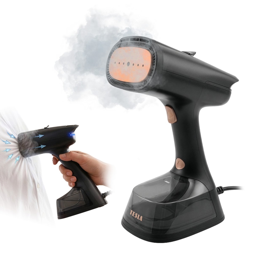 TESLA Electronics AeroGrip - 2-in-1-Kleidungsdampfer 1400W/230V