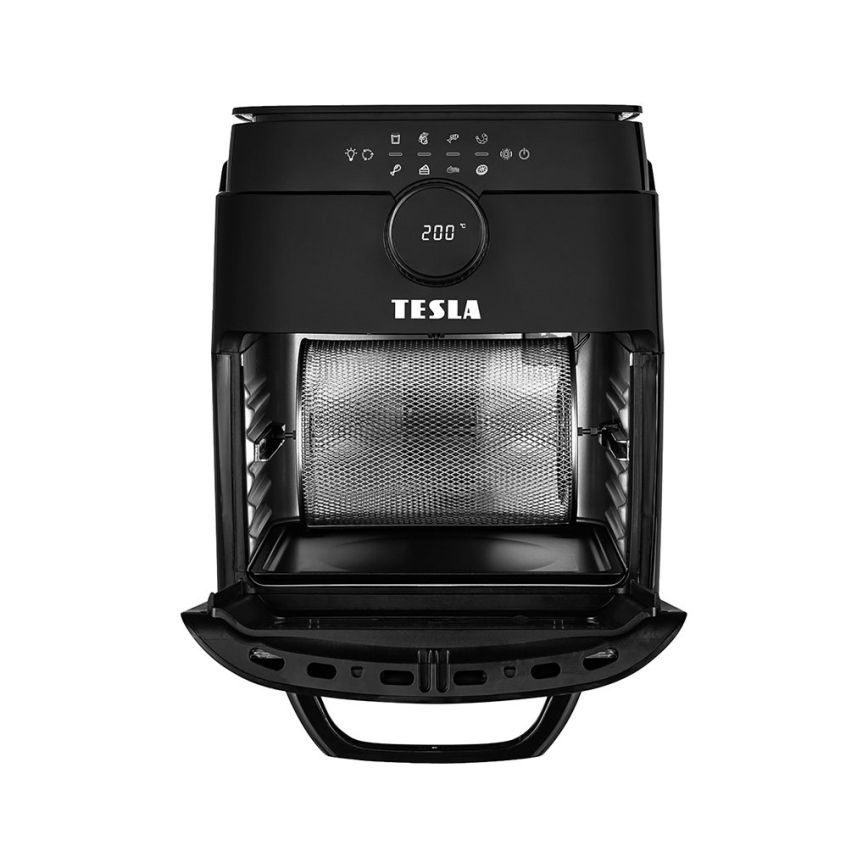 TESLA Electronics AirCook & Grill – Intelligente multifunktionale digitale Heißluftfritteuse 12 l 1800W/230V mit Wi-Fi