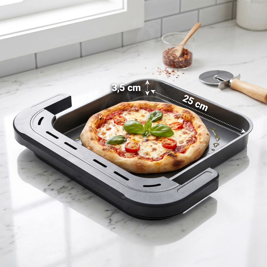 TESLA Electronics AirCook - 3-Zonen-Heißluftfritteuse 14,5 l 2800 W/230 V schwarz