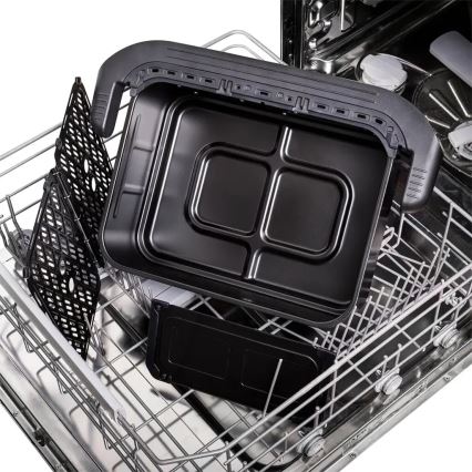 TESLA Electronics AirCook - Multifunktionale duale digitale Heißluftfritteuse 10 l 2400W/230V